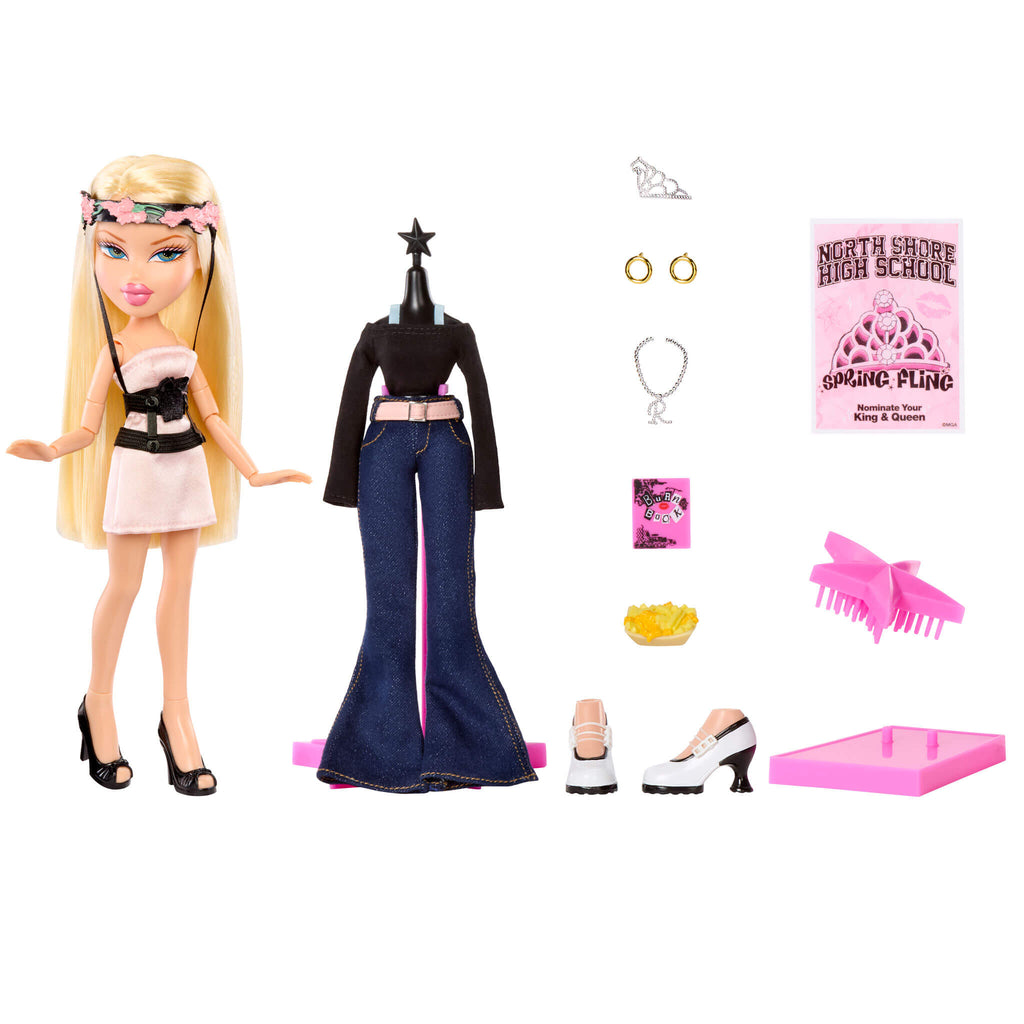 Glam Bratz x Means Girls Spring Fling Collector Dolls Bundle