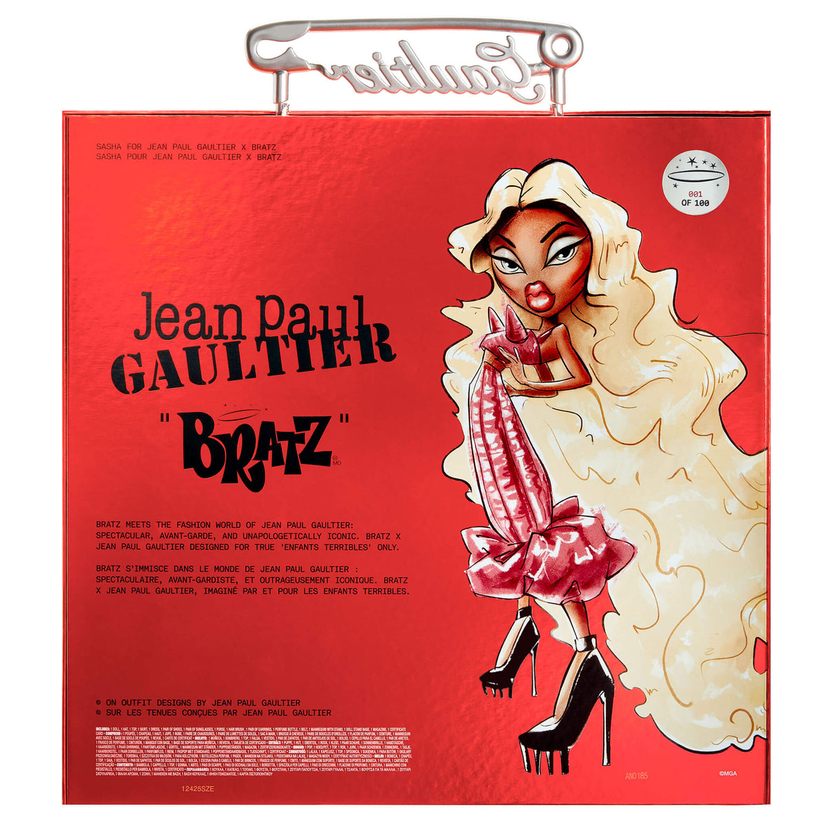 Glam Bratz x Jean Paul Gaultier Fashion Doll in Special Edition Package