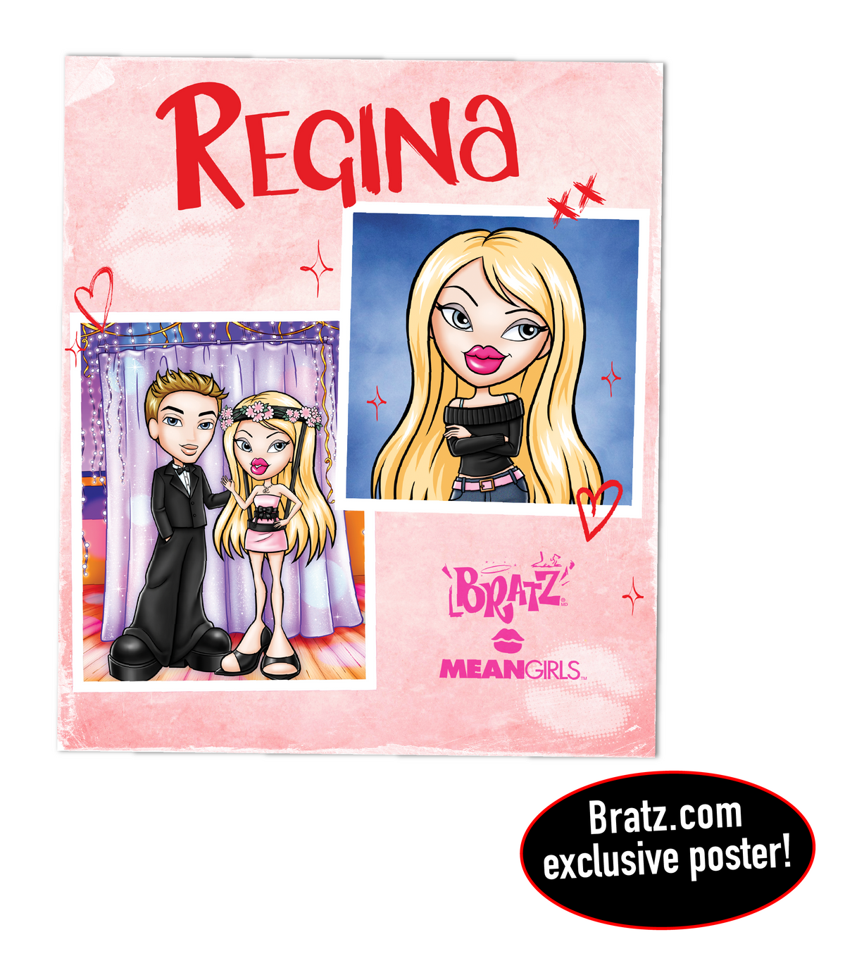 Glam Bratz x Means Girls Spring Fling Collector Dolls Bundle